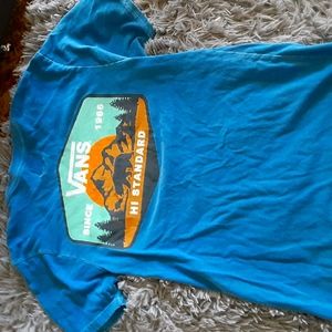 Mens blue Vans tshirt